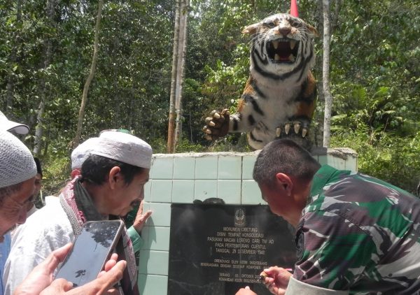 Sambut HUT TNI Ke 78, Dandim 0602/Serang Resmikan Monumen Sejarah Perjuangan