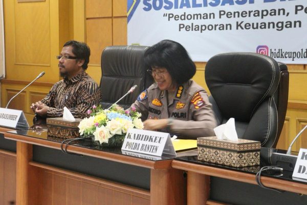 Bidkeu Polda Banten Melaksanakan Sosialisasi Bidang Keuangan Tahun 2024