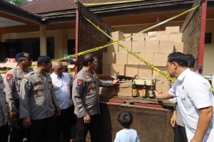 75.279 Botol Miras Berhasil Disita Polda Banten dan Polres Jajaran Selama Operasi Pekat Tahun 2024