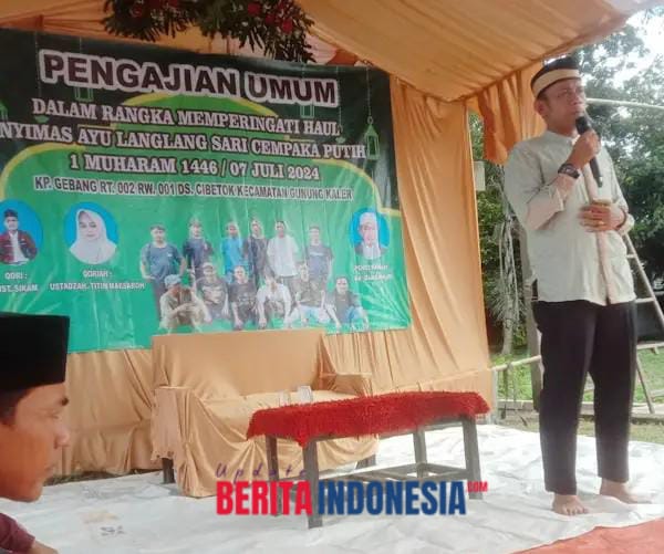 Camat Kurnia Bersama Kades Cibetok Hadiri Acara Haul Nyi Mas Ayu Langlang Cempaka Putih