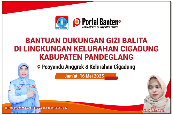 Forpak Banten Gandeng Media dan Pokja Sosialisasikan Gizi Balita dan Nilai Antikorupsi di Cigadung