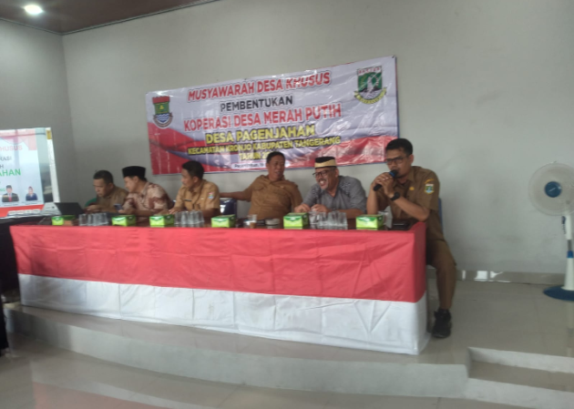 Pemdes Pagenjahan Gelar Musdesus Pembentukan Koperasi Desa Merah Putih